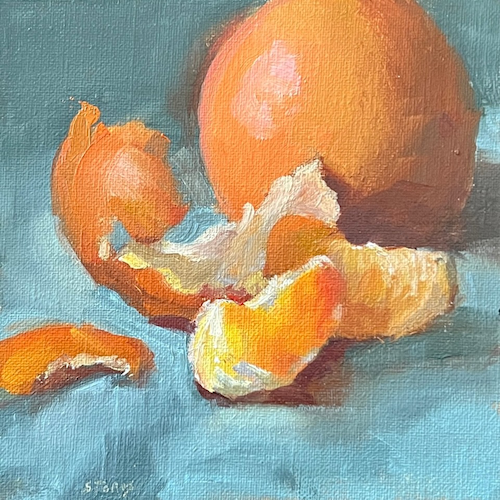 A Peeling 6x6 $290 at Hunter Wolff Gallery